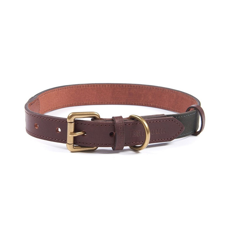 Collier pour chien en cuir huilé Barbour