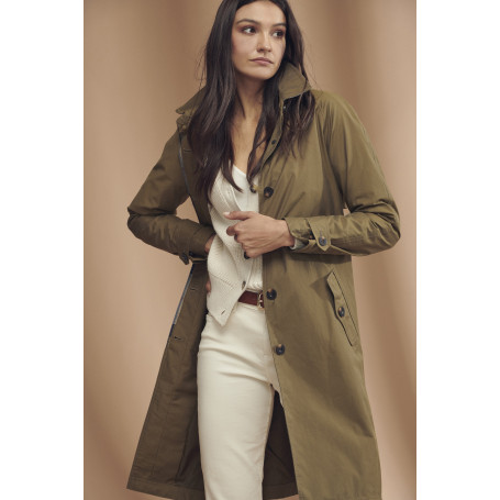 Femme Vêtements Manteaux Imperméables et trench coats 129537VTPE22 Trench ONLY en coloris Rose 20 % de réduction 